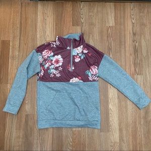 Floral Lightweight Sweatshirt